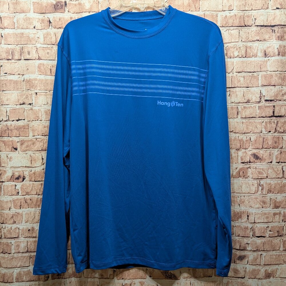 Hang Ten T-shirt UV Protection UPF 50+ Quick Dry Long Sleeve Sun Size Medium NWT